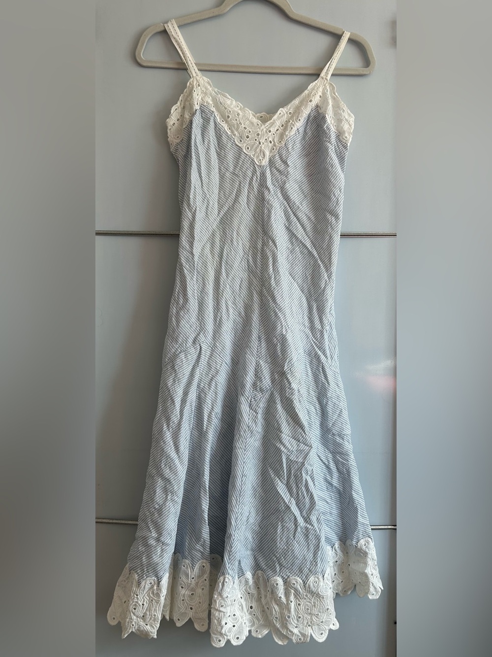 Rebecca Taylor Midi Dress with White Lace